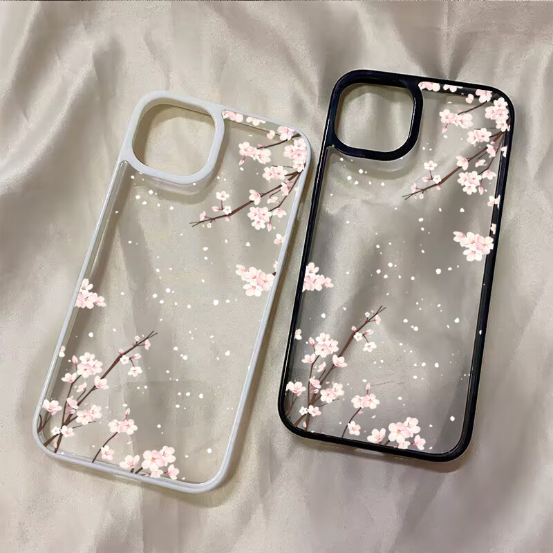 Plants X - Kiraz Çiçeği Desenli Telefon Kılıfı iPhone