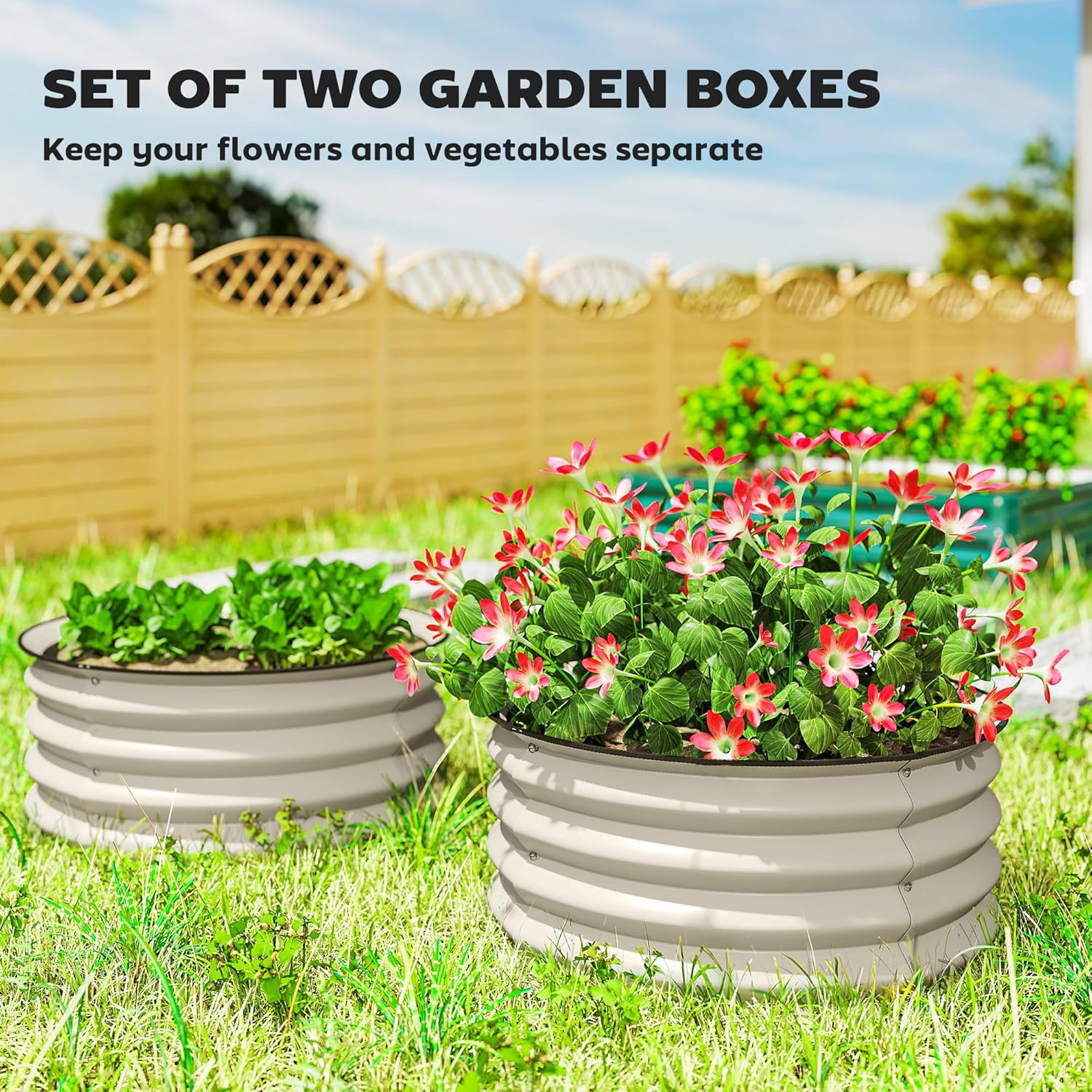 Galvanizli Yükseltilmiş Bahçe  - Plants X incelemesi ve fiyatı